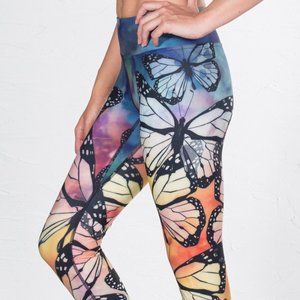 Eaglerock Werkshop Butterfly Full Length Leggings  - S